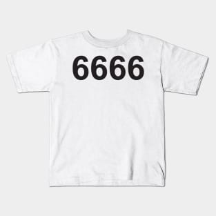 Angel number 6666 Kids T-Shirt